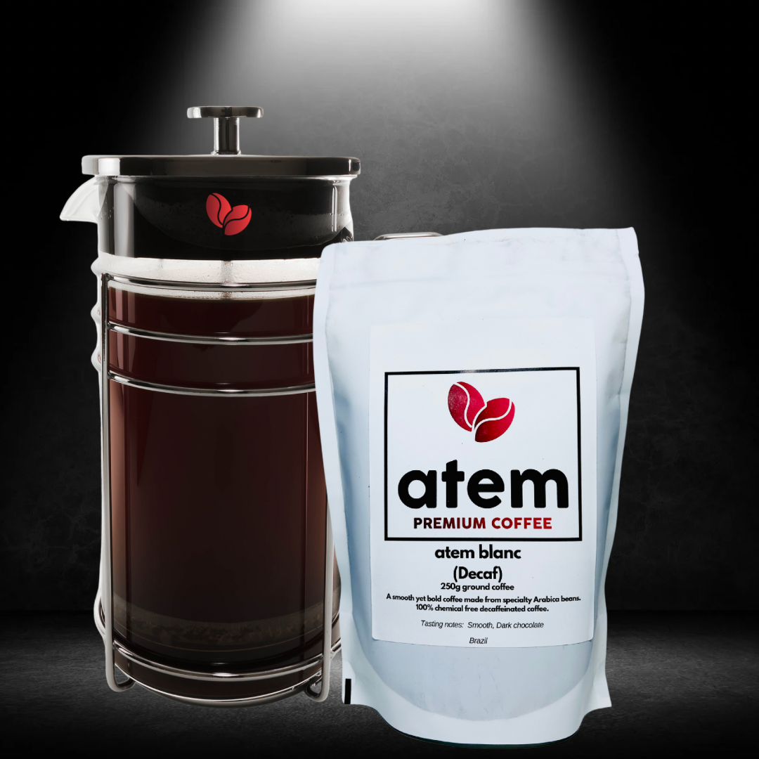 (decaf) atem blanc - cafetiere 250g